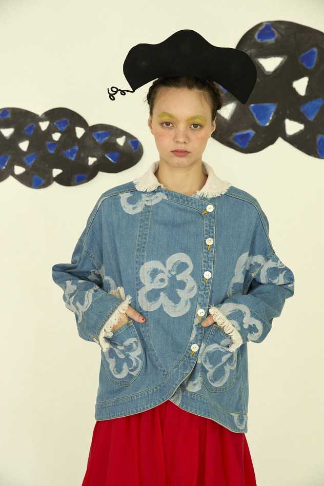 57.Hana JQ denim jacket 詳細画像 blue 4