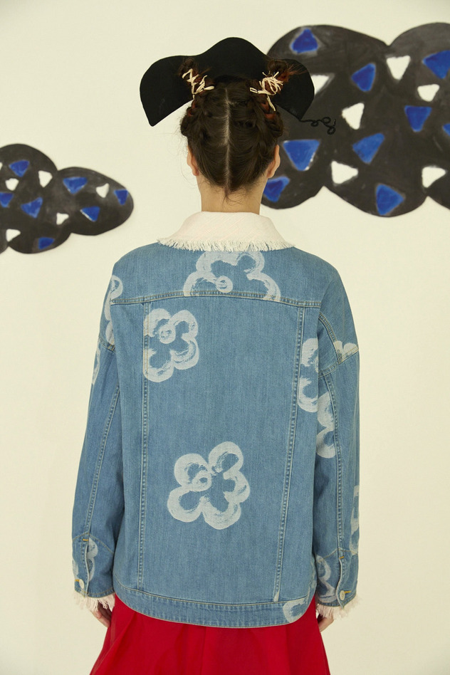 57.Hana JQ denim jacket 詳細画像 blue 8