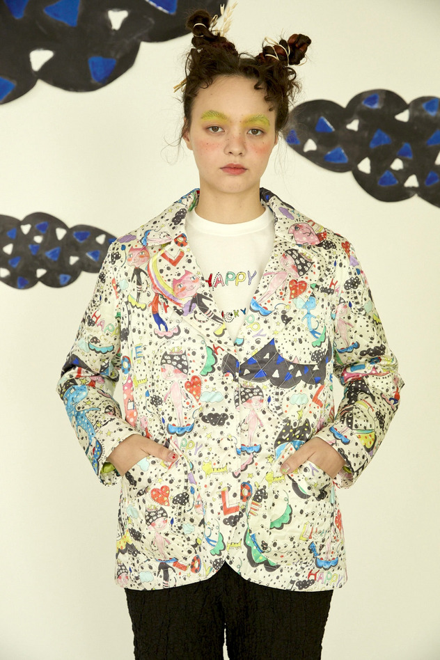 31.Mame neko jacket 詳細画像 off white 14