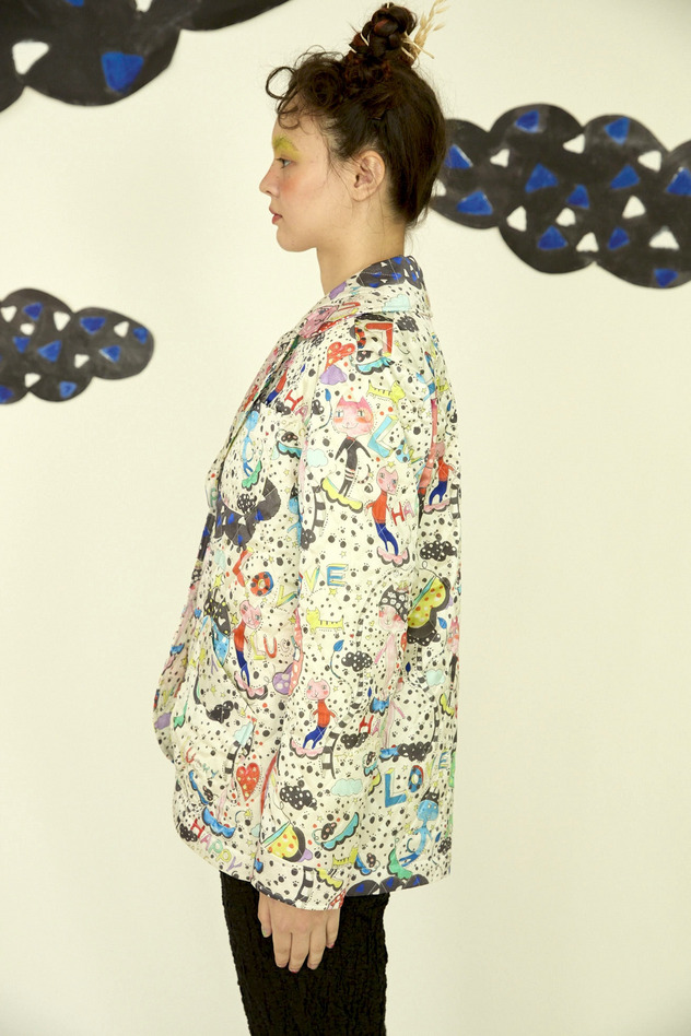 31.Mame neko jacket 詳細画像 off white 16