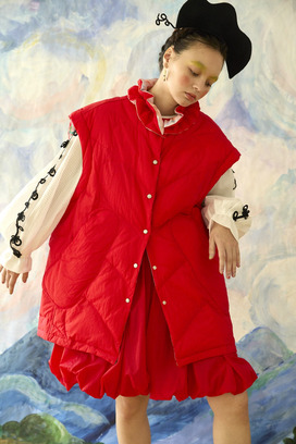 44.Born happy light down vest
