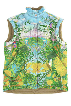 44.Born happy light down vest 詳細画像