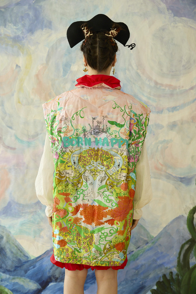 44.Born happy light down vest 詳細画像 beige 13