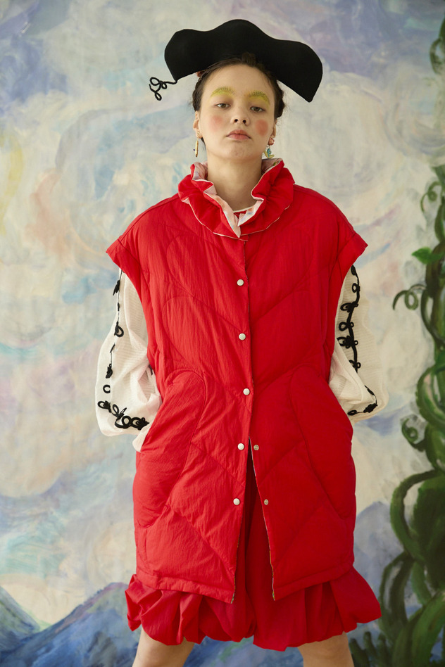 44.Born happy light down vest 詳細画像 beige 3
