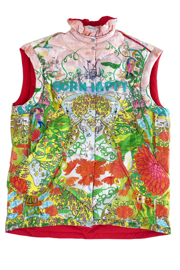 44.Born happy light down vest 詳細画像 red 2