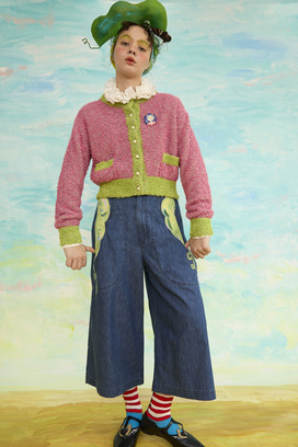 59.Print denim pants 詳細画像