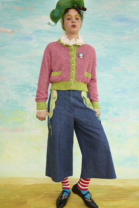 59.Print denim pants 詳細画像