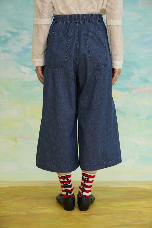 59.Print denim pants 詳細画像 blue 7
