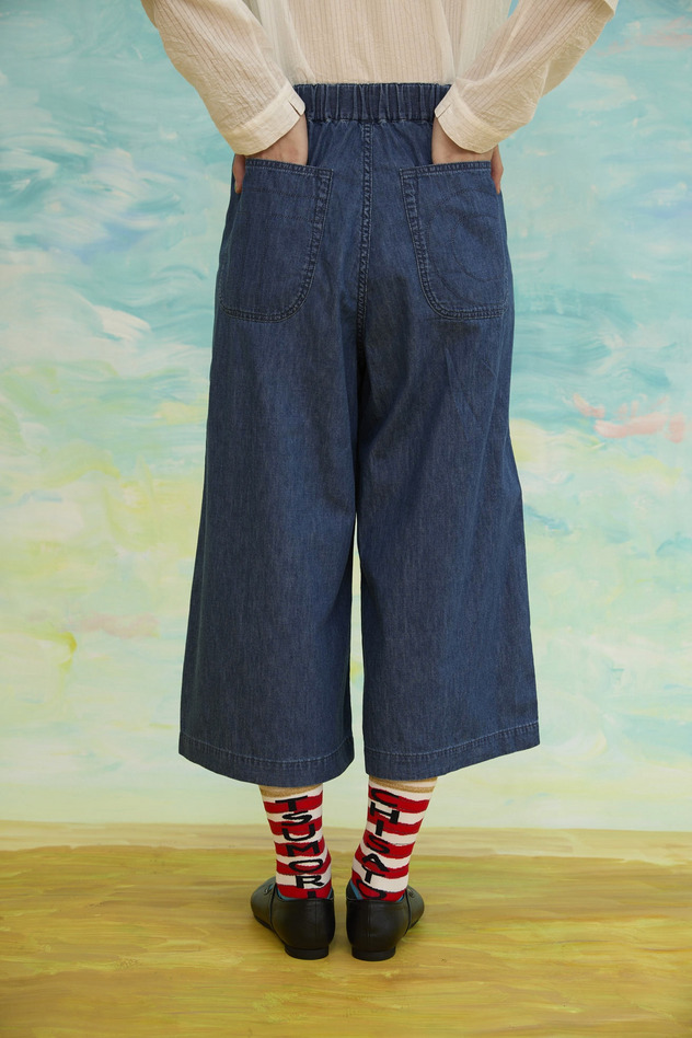59.Print denim pants 詳細画像 blue 8