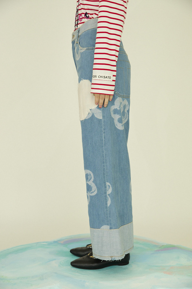 54.Hana JQ denim pants 詳細画像 blue 4