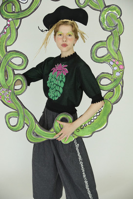 50.Playful Line pants 詳細画像