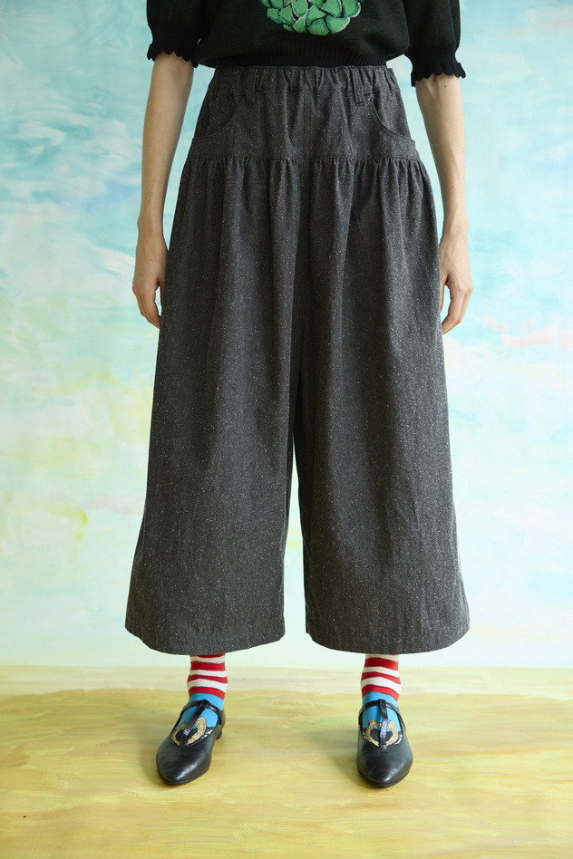 50.Playful Line pants 詳細画像 black 1
