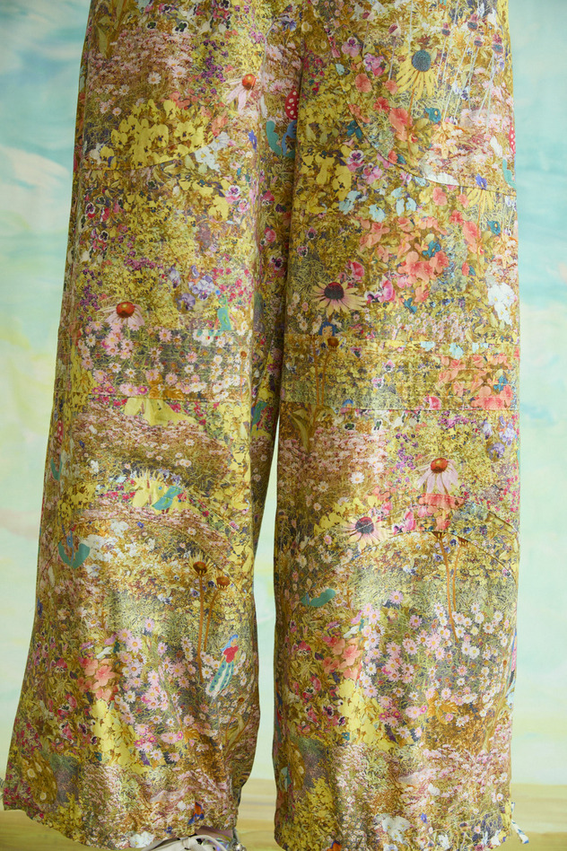 2.Happy flower field pants 詳細画像 yellow 2