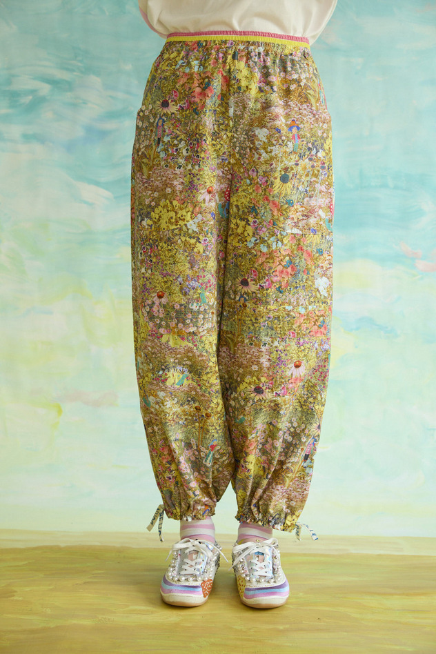 2.Happy flower field pants 詳細画像 yellow 2