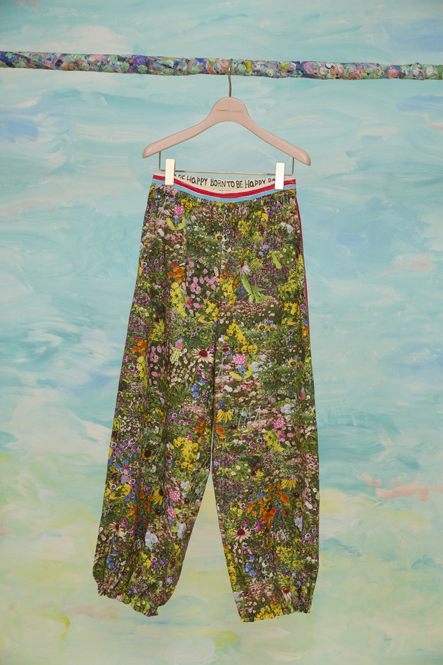 2.Happy flower field pants 詳細画像 green 1