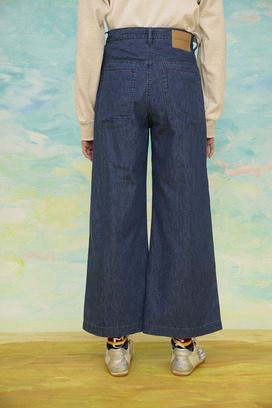 62.Print denim pants 詳細画像
