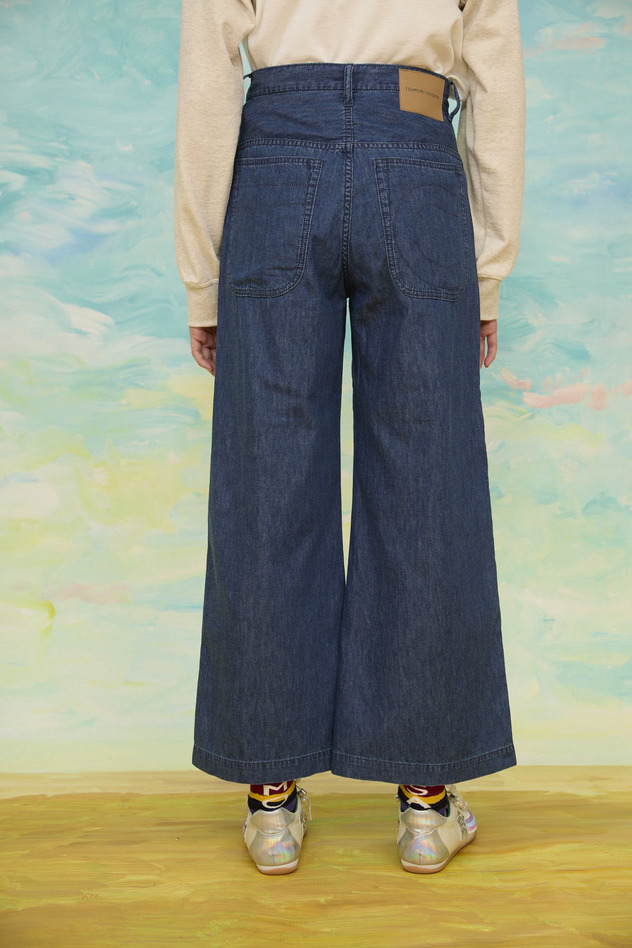 62.Print denim pants 詳細画像 blue 8