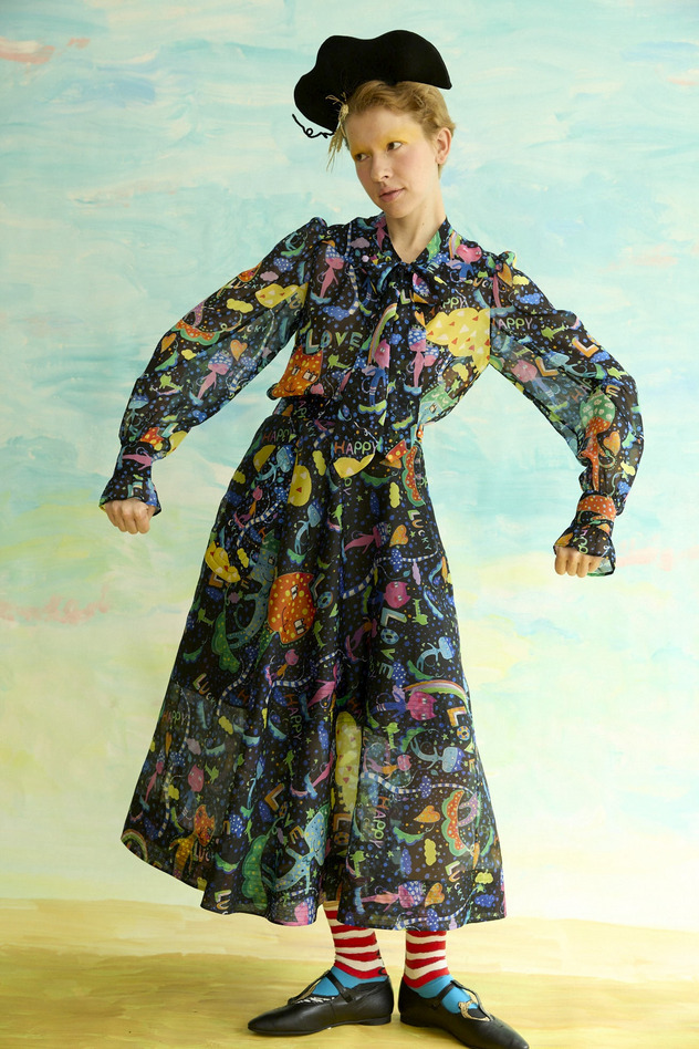 30.Mame neko skirt 詳細画像 off white 16
