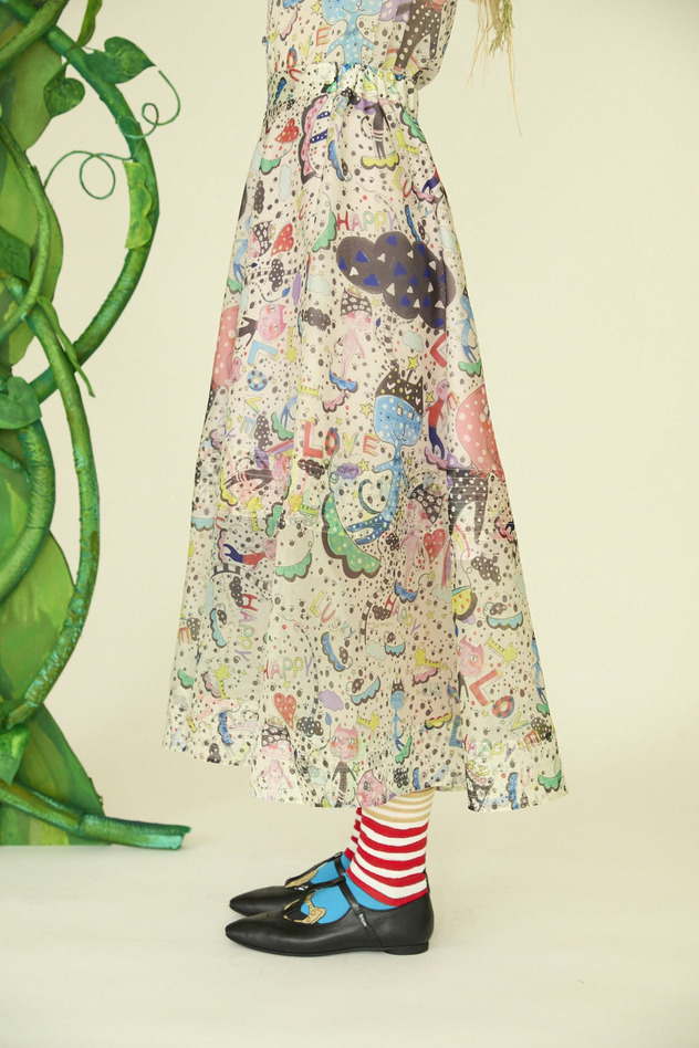 30.Mame neko skirt 詳細画像 off white 2