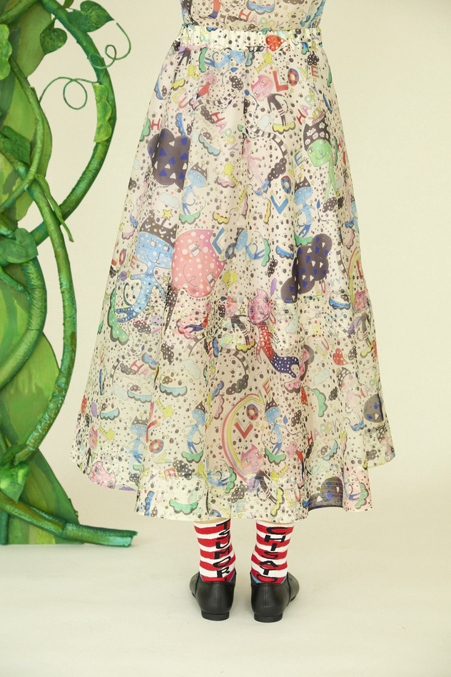 30.Mame neko skirt 詳細画像 off white 3