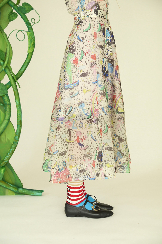 30.Mame neko skirt 詳細画像 off white 5