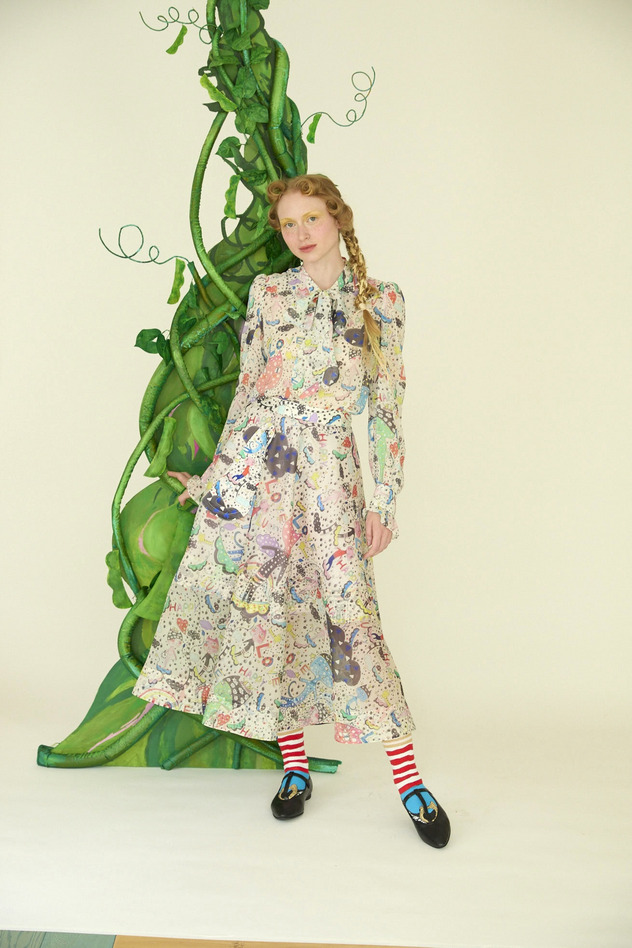 30.Mame neko skirt 詳細画像 off white 8