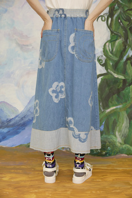 55.Hana JQ denim skirt 詳細画像