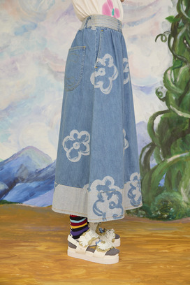 55.Hana JQ denim skirt 詳細画像
