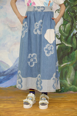 55.Hana JQ denim skirt 詳細画像