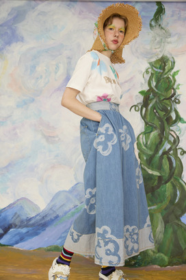 55.Hana JQ denim skirt 詳細画像