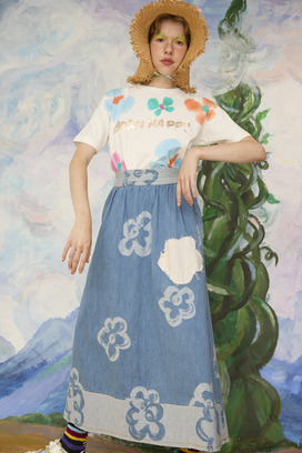 55.Hana JQ denim skirt 詳細画像