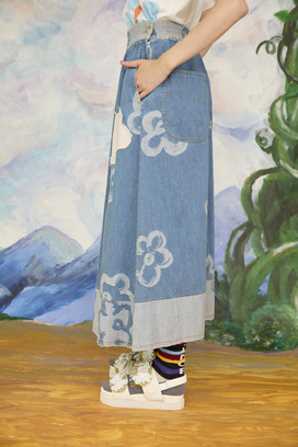 55.Hana JQ denim skirt 詳細画像