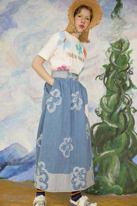 55.Hana JQ denim skirt 詳細画像