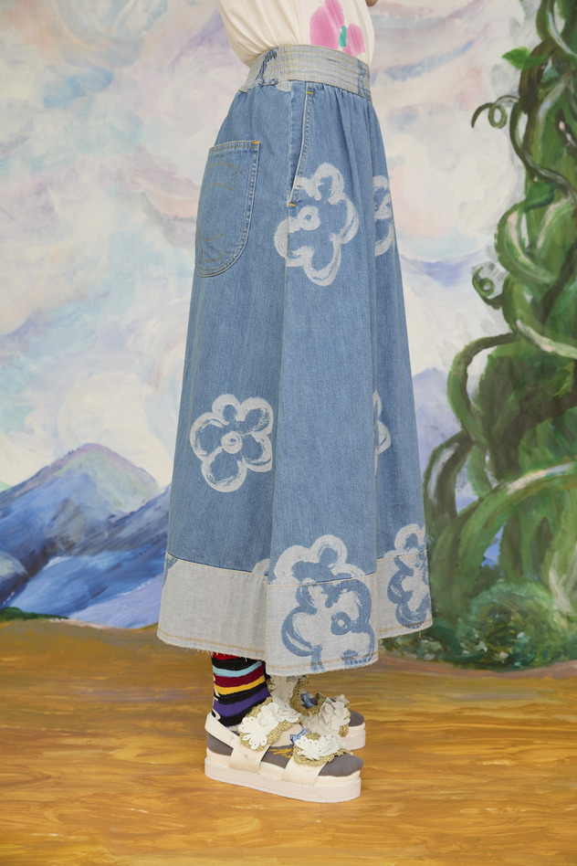 55.Hana JQ denim skirt 詳細画像 blue 14