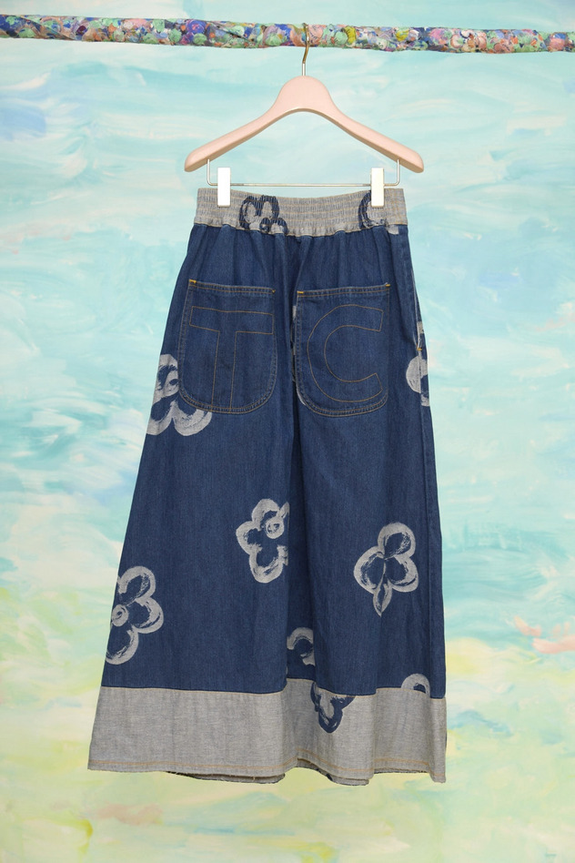 55.Hana JQ denim skirt 詳細画像 navy 2