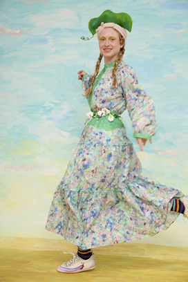 75.Floral dot skirt 詳細画像