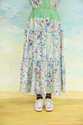 75.Floral dot skirt 詳細画像