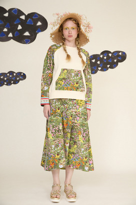 3.Happy flower field skirt 詳細画像