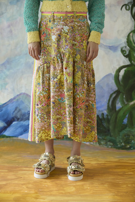 3.Happy flower field skirt 詳細画像