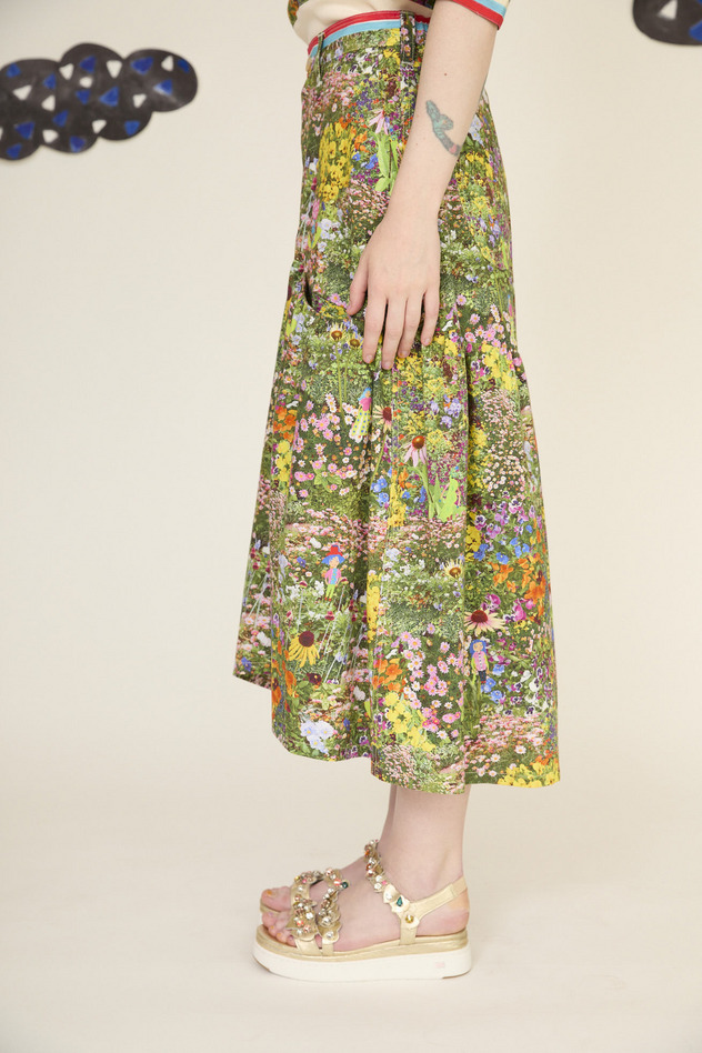 3.Happy flower field skirt 詳細画像 yellow 3