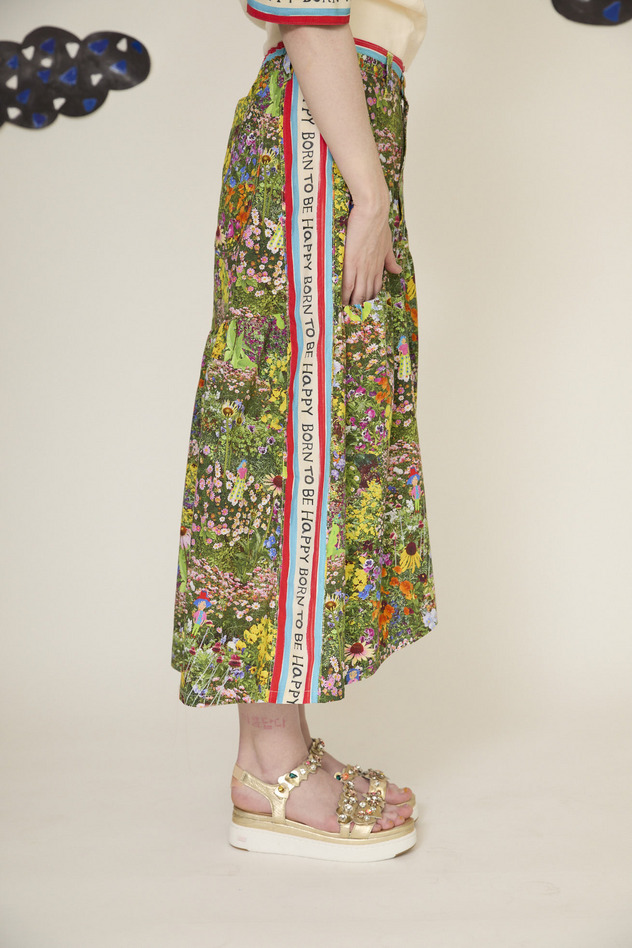 3.Happy flower field skirt 詳細画像 yellow 7