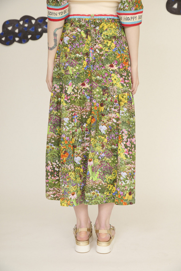 3.Happy flower field skirt 詳細画像 yellow 9