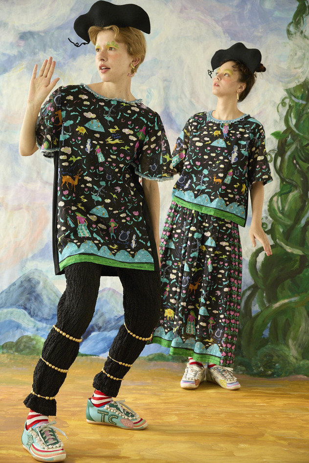 103.Happy Beanstalk skirt 詳細画像 off white 14