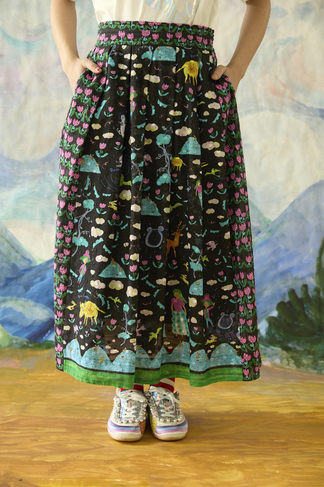 103.Happy Beanstalk skirt 詳細画像 off white 2