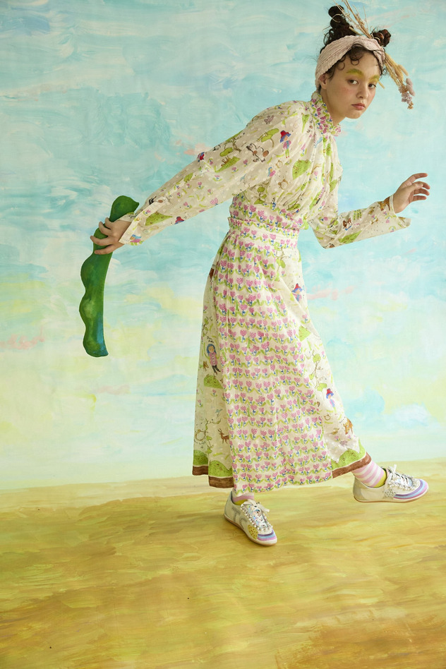 103.Happy Beanstalk skirt 詳細画像 off white 28