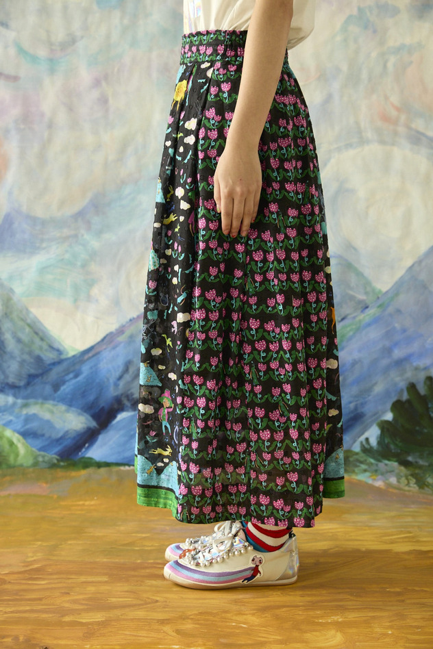 103.Happy Beanstalk skirt 詳細画像 off white 4