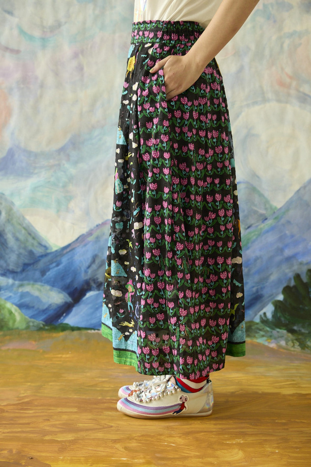 103.Happy Beanstalk skirt 詳細画像 off white 5