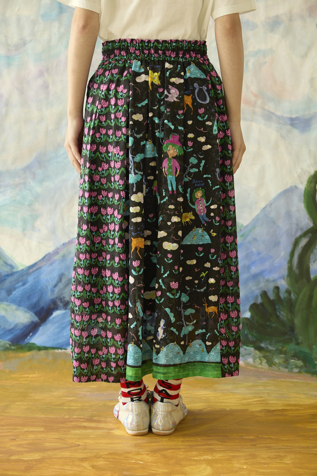 103.Happy Beanstalk skirt 詳細画像 off white 7