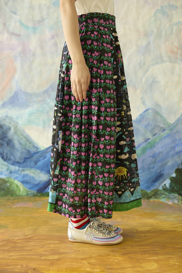 103.Happy Beanstalk skirt 詳細画像 off white 9