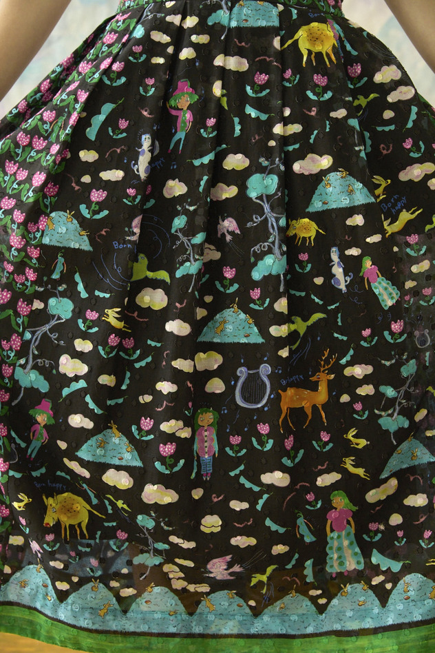 103.Happy Beanstalk skirt 詳細画像 black 1